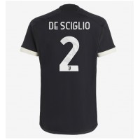 Camisa de Futebol Juventus Mattia De Sciglio #2 Equipamento Alternativo 2023-24 Manga Curta